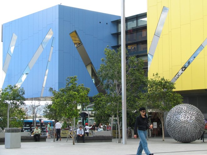 Brisbane City Library – Built from Lego Blocks and steel